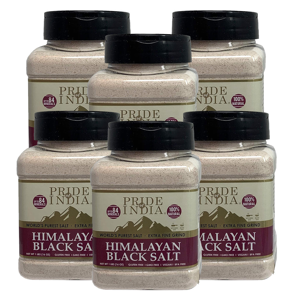 Himalayan Black Rock Salt (Kala Namak) - Extra Fine Grind