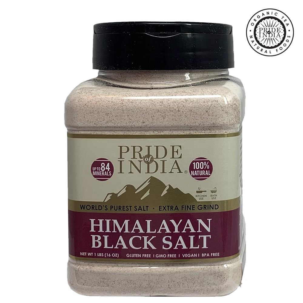 Himalayan Black Rock Salt (Kala Namak) - Extra Fine Grind