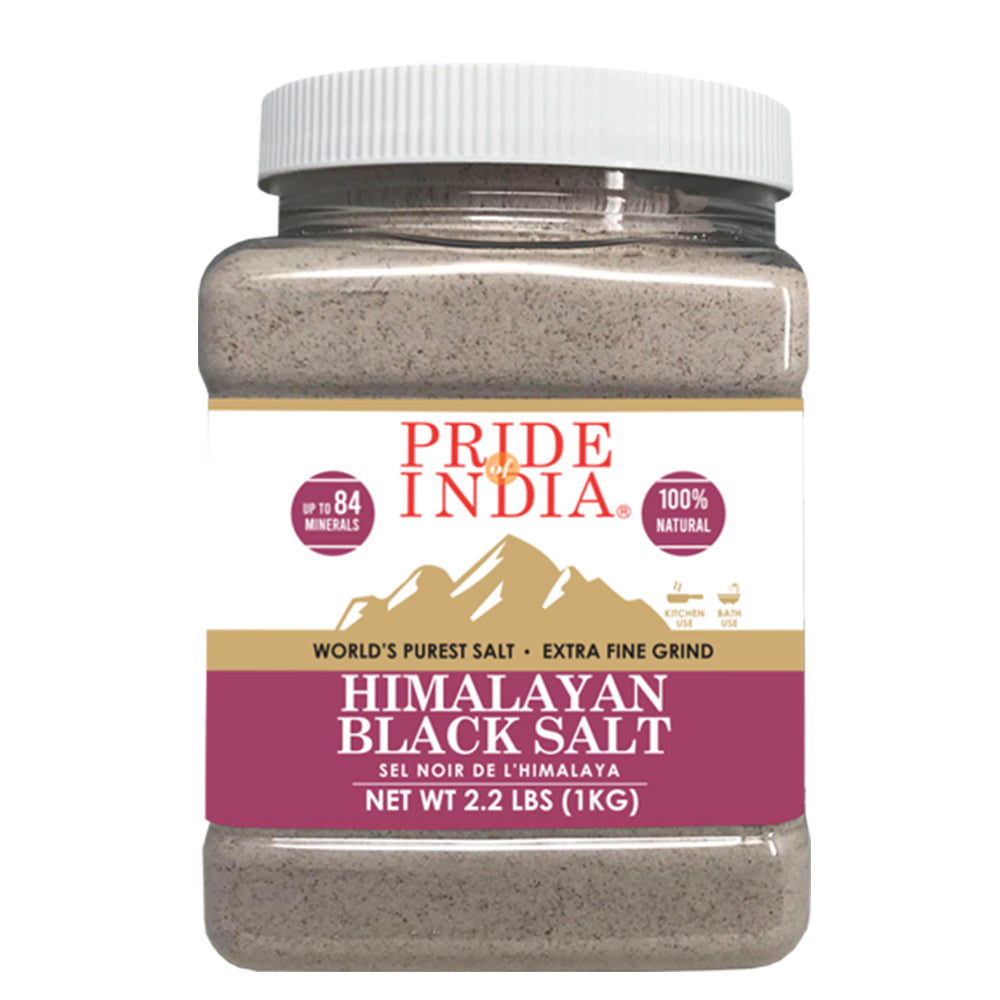 Himalayan Black Rock Salt (Kala Namak) - Extra Fine Grind