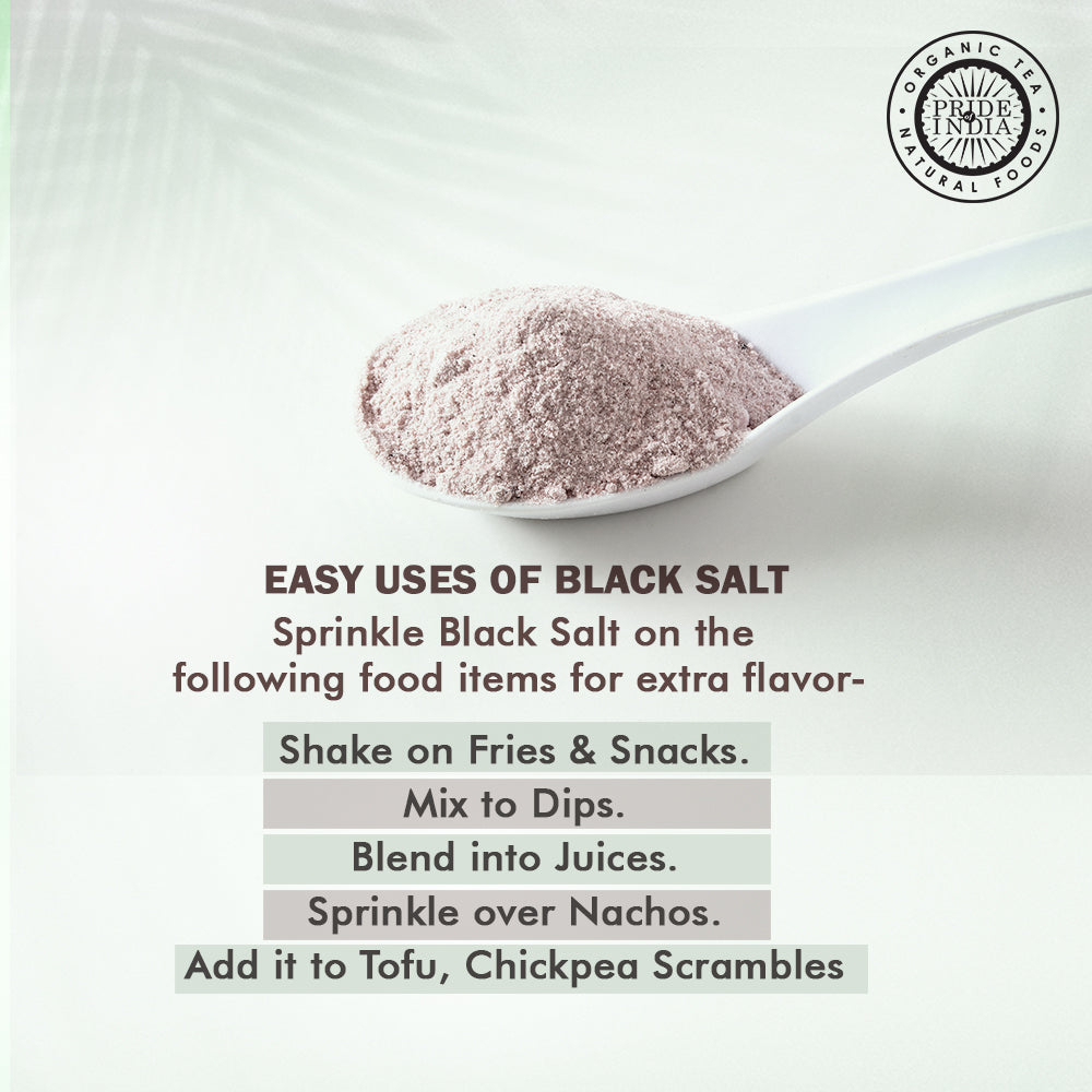 Himalayan Black Rock Salt (Kala Namak) - Extra Fine Grind