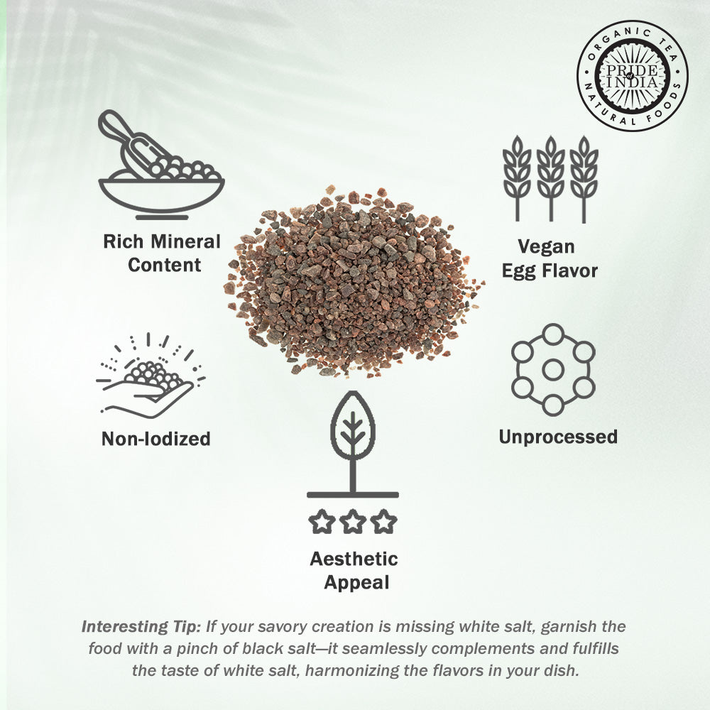 Himalayan Black Crystal Salt (Kala Namak) - Coarse Grind